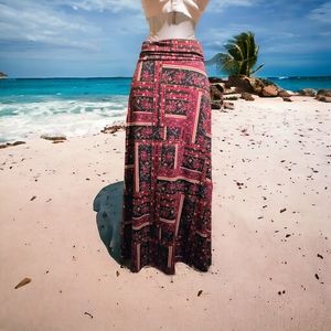 LULAROE | Floral Patterned Maxi Skirt | size S